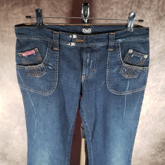 Dolce & Gabbana Dark Denim – Curve-Hugging Must-Have Jeans Size 27×41 - Picture 2 of 11